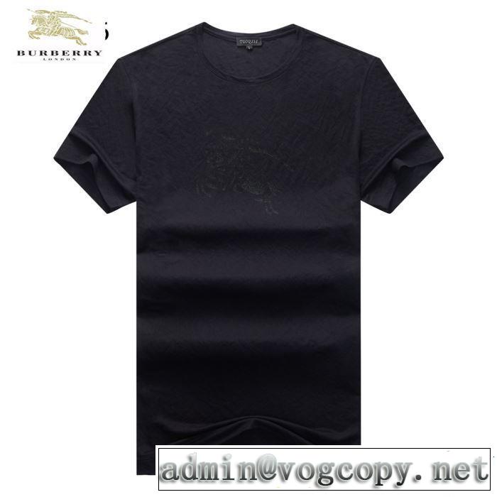 リッチな印象に バーバリー BURBERRY Tシャツ/ティーシャツ 2色可選 2019夏ファション新品