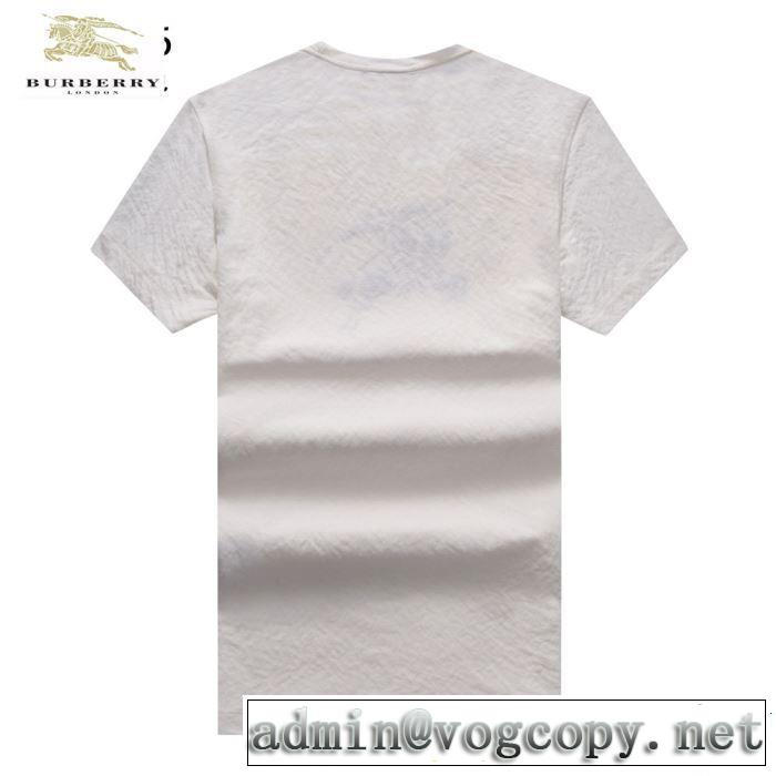 リッチな印象に バーバリー BURBERRY Tシャツ/ティーシャツ 2色可選 2019夏ファション新品