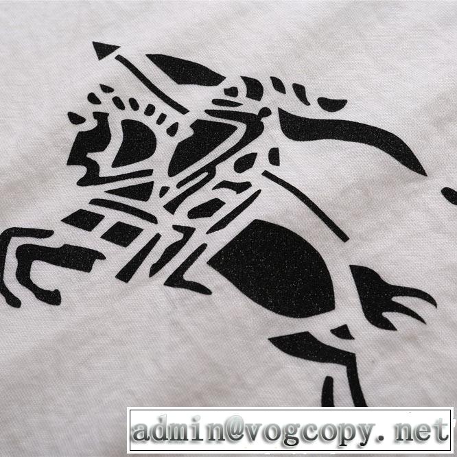 リッチな印象に バーバリー BURBERRY Tシャツ/ティーシャツ 2色可選 2019夏ファション新品