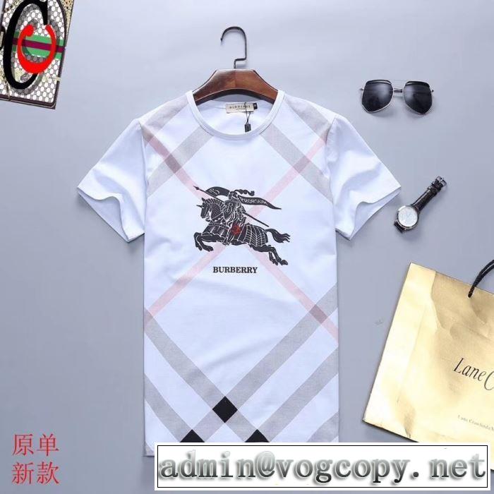 春色の最旬の人気アイテムTシャツ/半袖 バーバリー2019春夏トレンドアイテム  BURBERRY 2色可選
