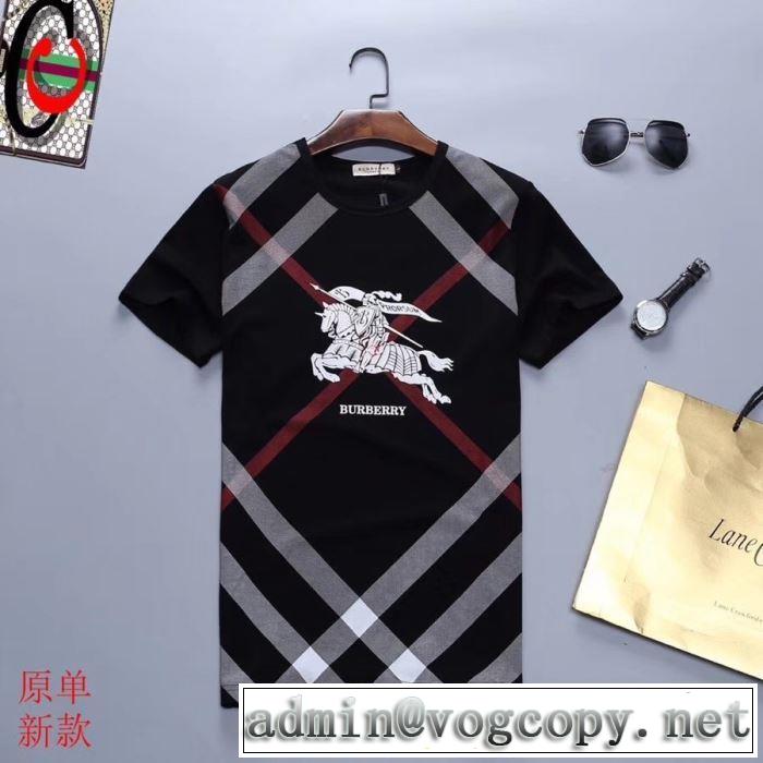 春色の最旬の人気アイテムTシャツ/半袖 バーバリー2019春夏トレンドアイテム  BURBERRY 2色可選