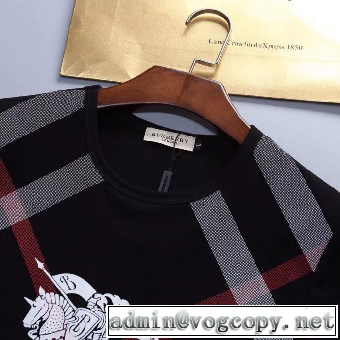 春色の最旬の人気アイテムTシャツ/半袖 バーバリー2019春夏トレンドアイテム  BURBERRY 2色可選