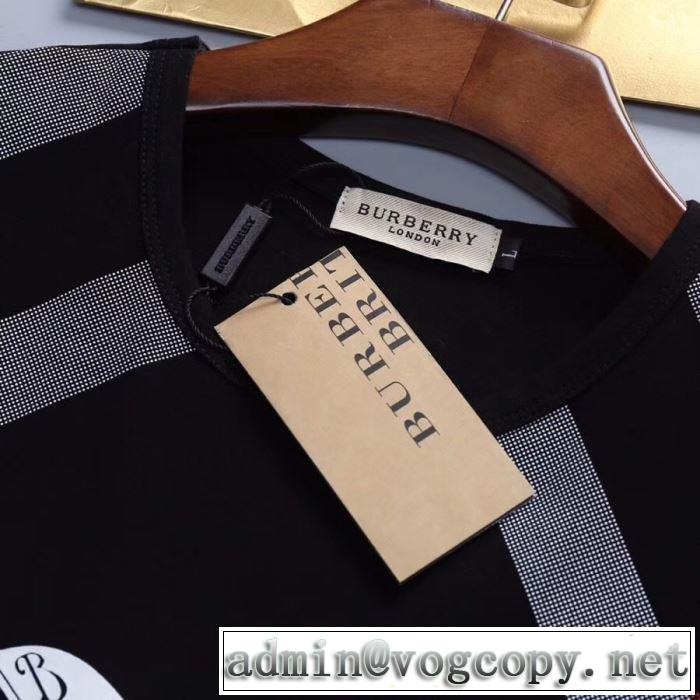 春色の最旬の人気アイテムTシャツ/半袖 バーバリー2019春夏トレンドアイテム  BURBERRY 2色可選