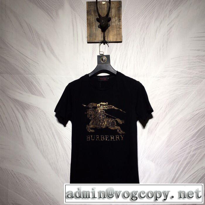 春夏！大人カジュアル バーバリー BURBERRY  春夏の流行り2019新品 Tシャツ/半袖夏先に大活躍する