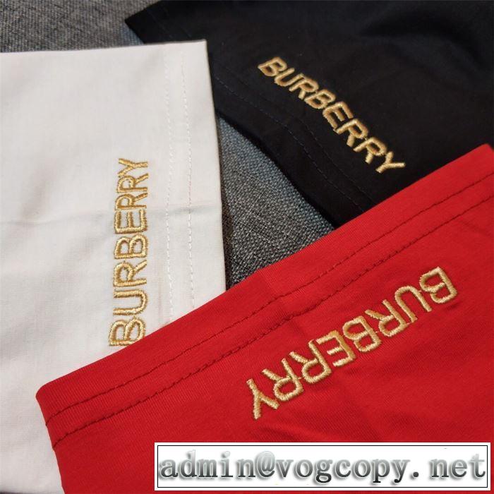 おしゃれデザインも大人気バーバリー BURBERRY 3色可選  Tシャツ/半袖 2019春夏のトレンド新商品