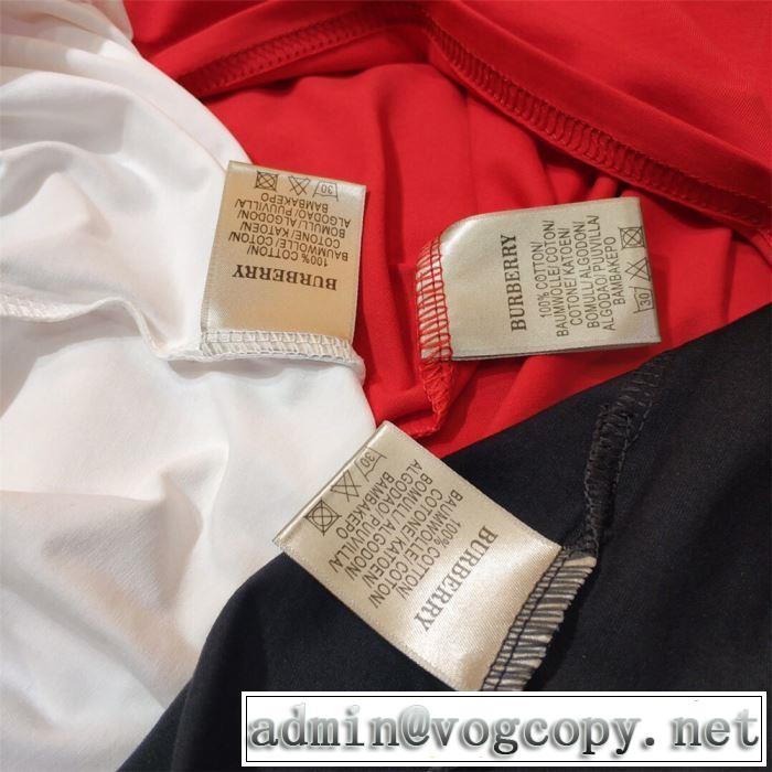 おしゃれデザインも大人気バーバリー BURBERRY 3色可選  Tシャツ/半袖 2019春夏のトレンド新商品