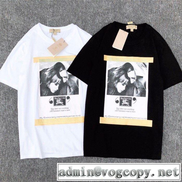 Tシャツ/半袖 お洒落トレンド人気 バーバリー2019年最新ファッション BURBERRY 2色可選