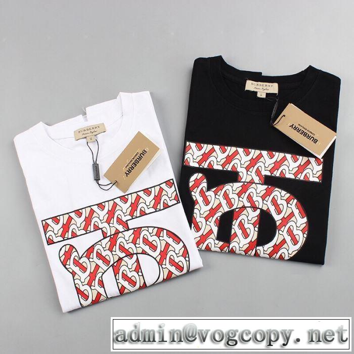 春色の最旬の人気アイテム バーバリー 抜け感のあるキレイめ Tシャツ/半袖 BURBERRY 2色可選