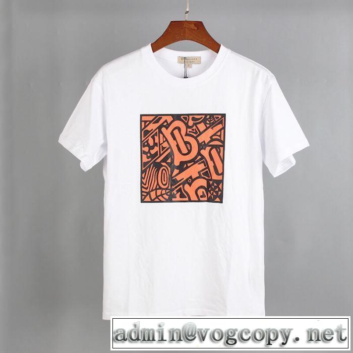 2019年最新ファッション バーバリー 春夏のトレンドアイテム BURBERRY 3色可選  Tシャツ/半袖