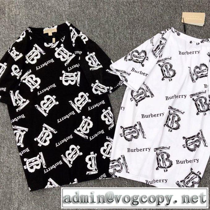 2019年最新ファッション バーバリー BURBERRY今っぽく新作アイテム  2色可選  Tシャツ/半袖