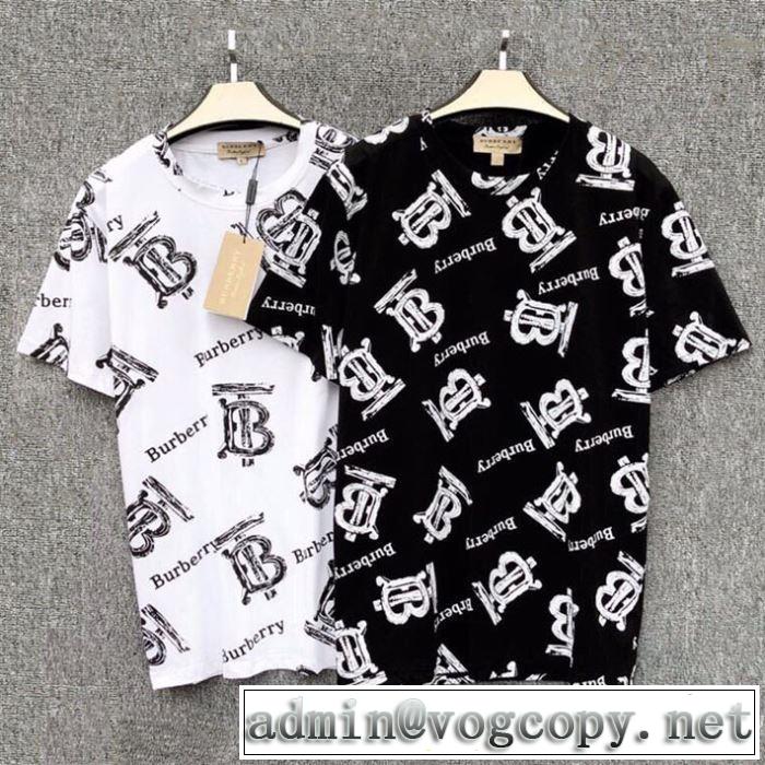 2019年最新ファッション バーバリー BURBERRY今っぽく新作アイテム  2色可選  Tシャツ/半袖