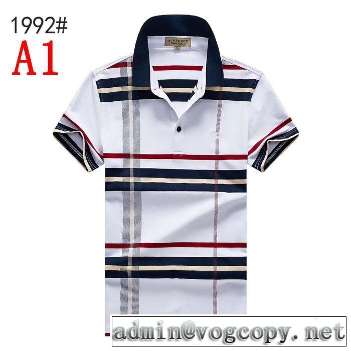 大胆にデザインオシャレ新品 Tシャツ/半袖バーバリー デザイン抜群のアイテム BURBERRY 5色可選
