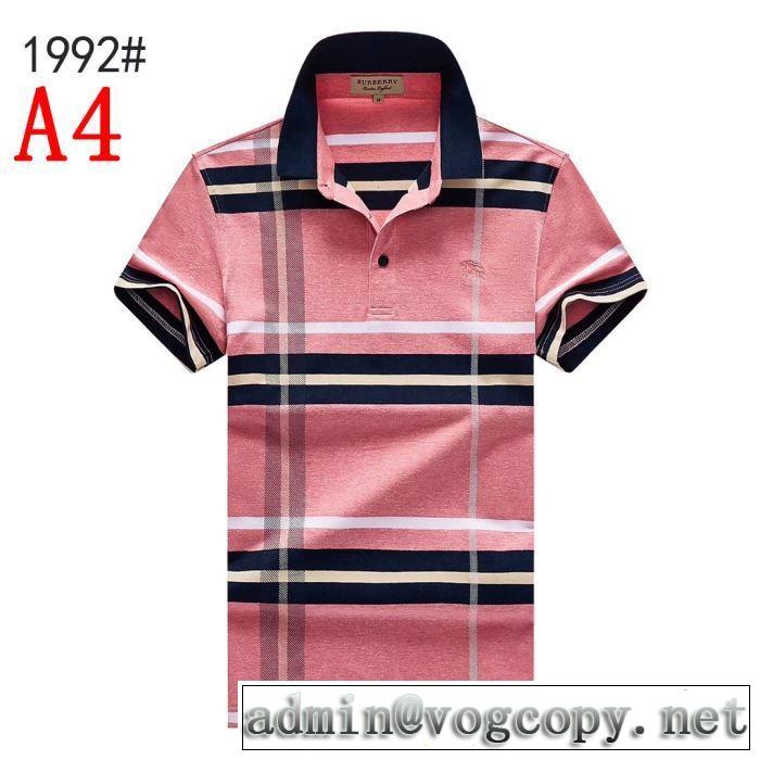 大胆にデザインオシャレ新品 Tシャツ/半袖バーバリー デザイン抜群のアイテム BURBERRY 5色可選