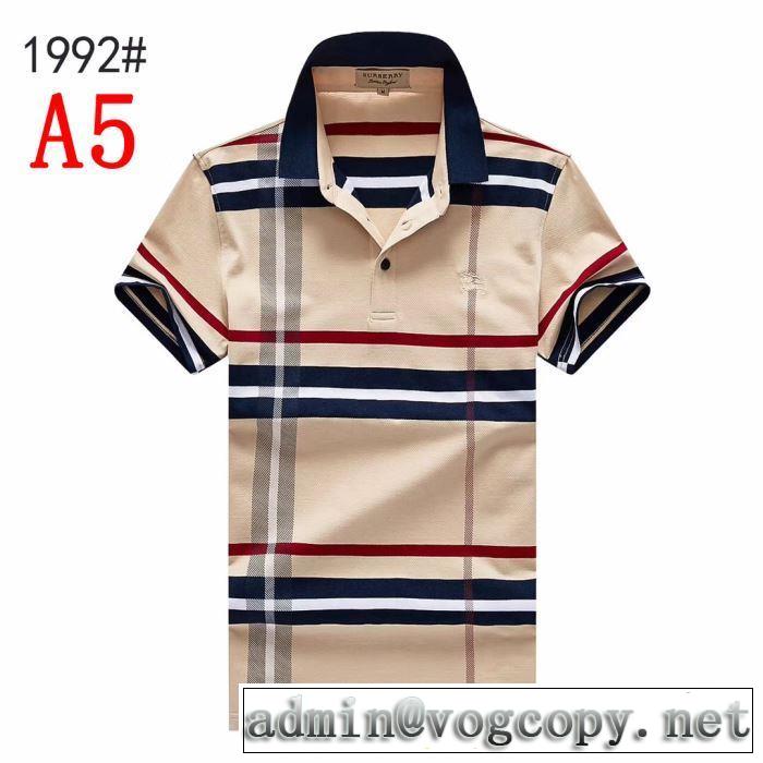 大胆にデザインオシャレ新品 Tシャツ/半袖バーバリー デザイン抜群のアイテム BURBERRY 5色可選