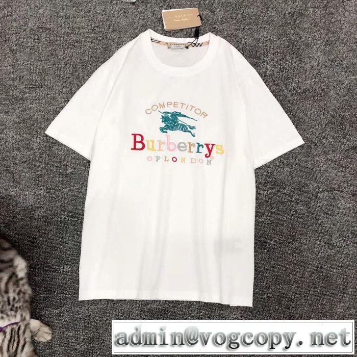 最もクラシックなタイプ バーバリー BURBERRY 2色可選 2019春夏の大注目トレンド Tシャツ/半袖