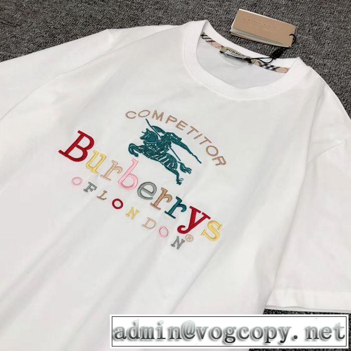 最もクラシックなタイプ バーバリー BURBERRY 2色可選 2019春夏の大注目トレンド Tシャツ/半袖