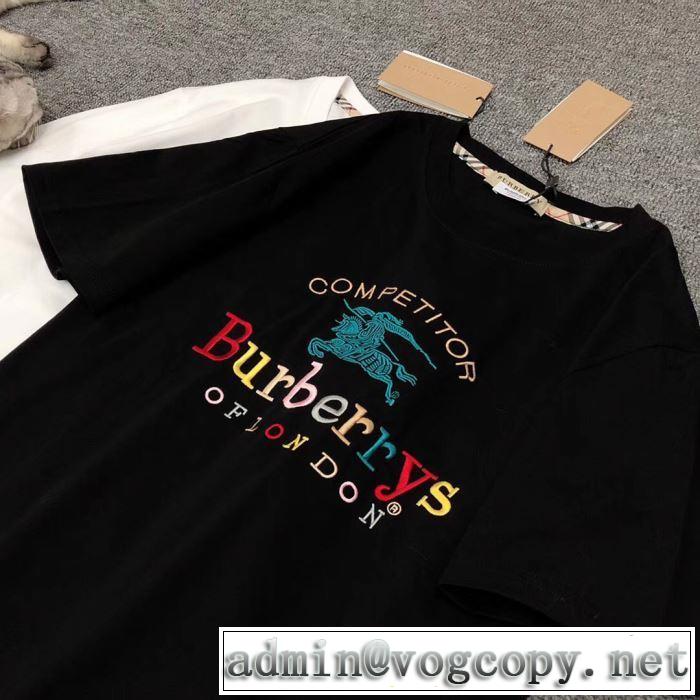 最もクラシックなタイプ バーバリー BURBERRY 2色可選 2019春夏の大注目トレンド Tシャツ/半袖