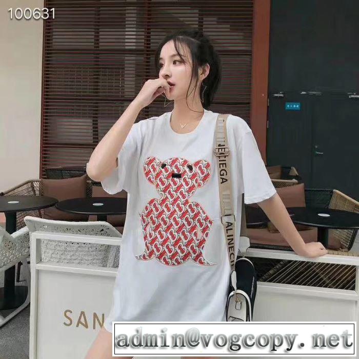 大人っぽく着こなしTシャツ/半袖 バーバリー 【2019春夏】最新コレクション BURBERRY 2色可選