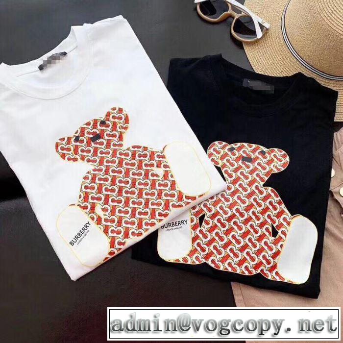 大人っぽく着こなしTシャツ/半袖 バーバリー 【2019春夏】最新コレクション BURBERRY 2色可選