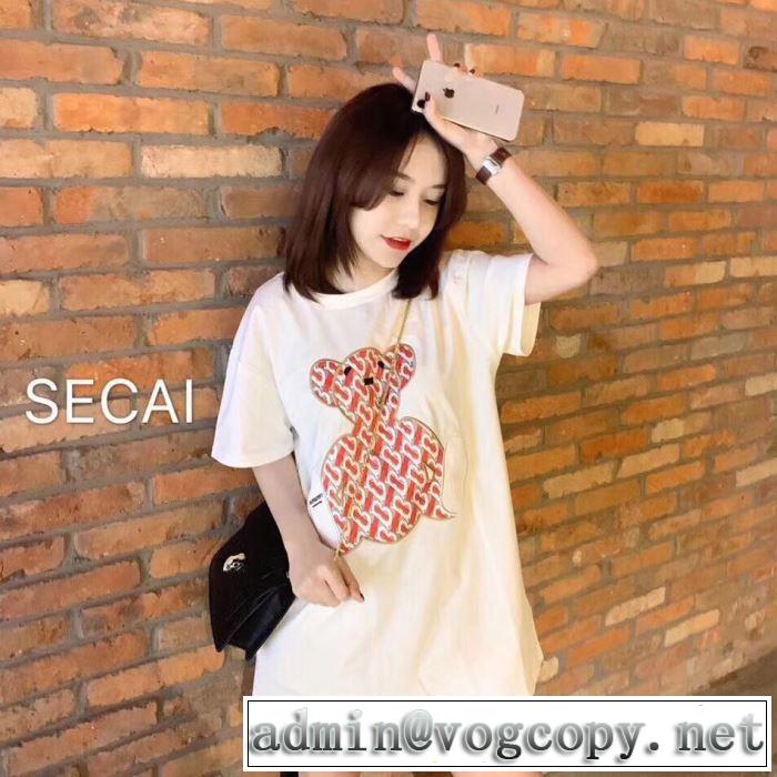 大人っぽく着こなしTシャツ/半袖 バーバリー 【2019春夏】最新コレクション BURBERRY 2色可選