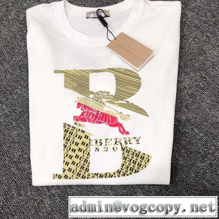 抜け感のあるキレイめ バーバリーBURBERRY 2色可選  Tシャツ/半袖【2019春夏】最新コレクション