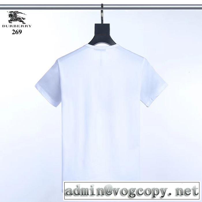 2019即旬な装いに バーバリー BURBERRY Tシャツ/ティーシャツ きちんと感が抜群 3色可選 オシャレな印象に