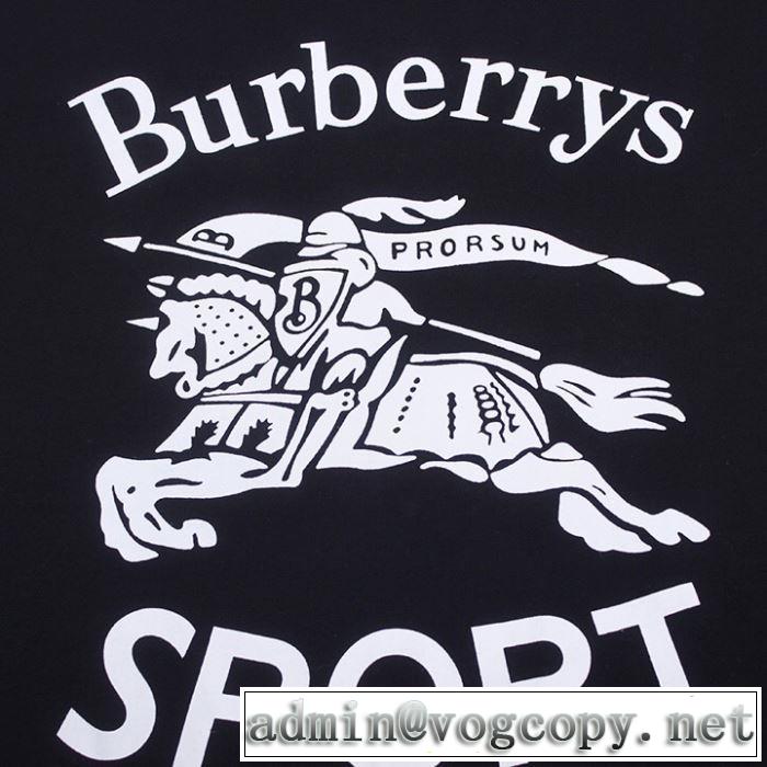 2色可選 グッと大人っぽい印象に バーバリー BURBERRY 2019年の夏のマスト Tシャツ/ティーシャツ 夏らしい抜け感を演出し