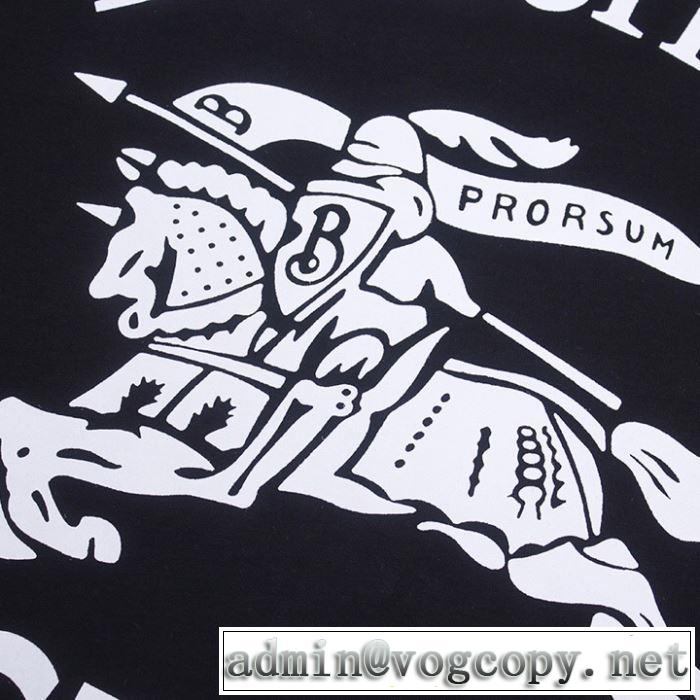 2色可選 グッと大人っぽい印象に バーバリー BURBERRY 2019年の夏のマスト Tシャツ/ティーシャツ 夏らしい抜け感を演出し