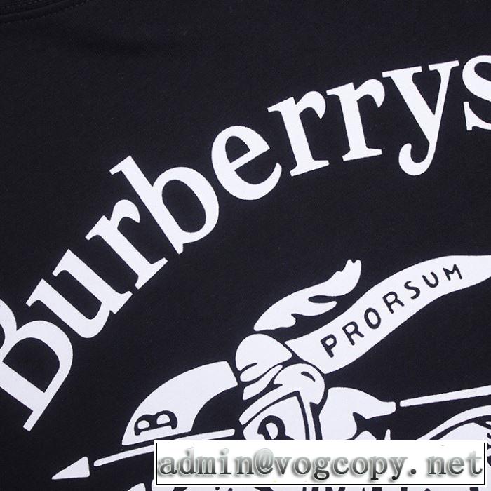 2色可選 グッと大人っぽい印象に バーバリー BURBERRY 2019年の夏のマスト Tシャツ/ティーシャツ 夏らしい抜け感を演出し