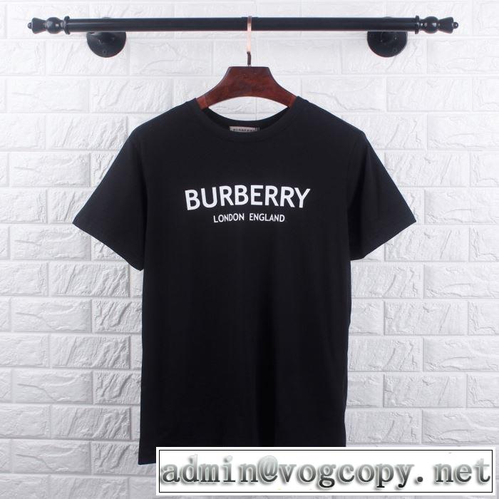 バーバリー BURBERRY おすすめな大人のトレンド Tシャツ/ティーシャツ 2019年春夏シーズンの人気 2色可選 サラサラの着心地