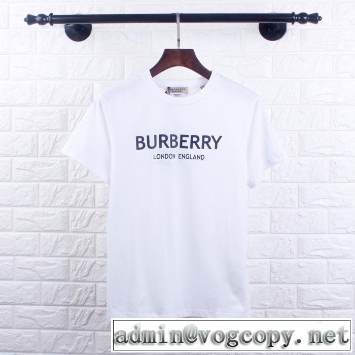 バーバリー BURBERRY おすすめな大人のトレンド Tシャツ/ティーシャツ 2019年春夏シーズンの人気 2色可選 サラサラの着心地