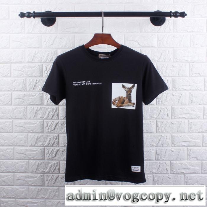 ちょっと大人の印象 バーバリー BURBERRY 2019春夏も引き続き人気セール Tシャツ/ティーシャツ 2色可選