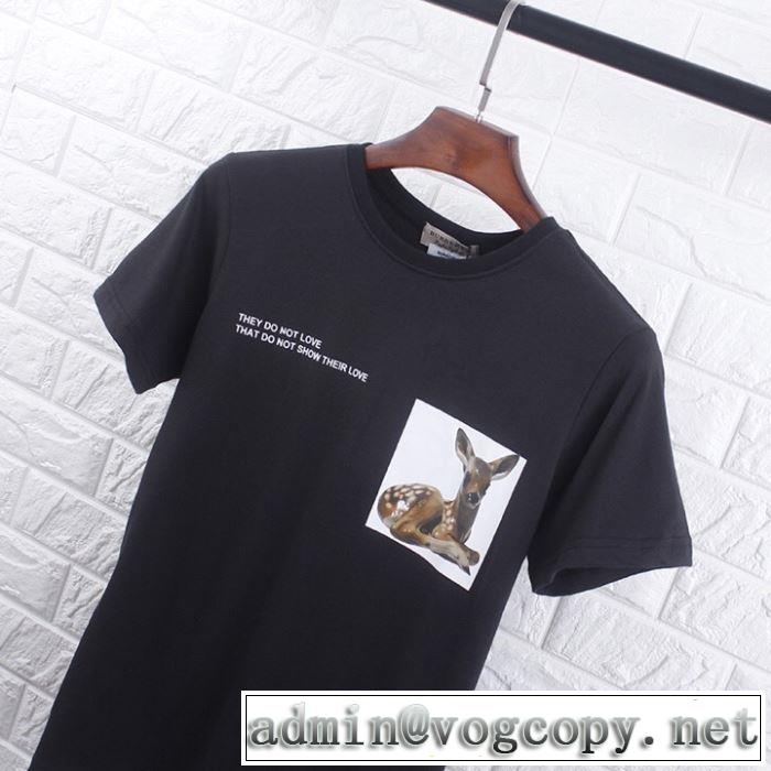 ちょっと大人の印象 バーバリー BURBERRY 2019春夏も引き続き人気セール Tシャツ/ティーシャツ 2色可選