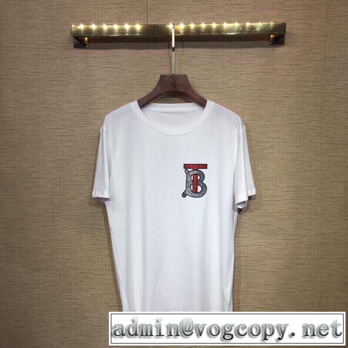 特に注目したい バーバリー BURBERRY 春夏の流行り2019新品 Tシャツ/ティーシャツ 2色可選 大人っぽく着こなせる