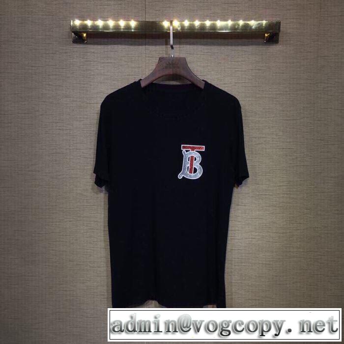 特に注目したい バーバリー BURBERRY 春夏の流行り2019新品 Tシャツ/ティーシャツ 2色可選 大人っぽく着こなせる