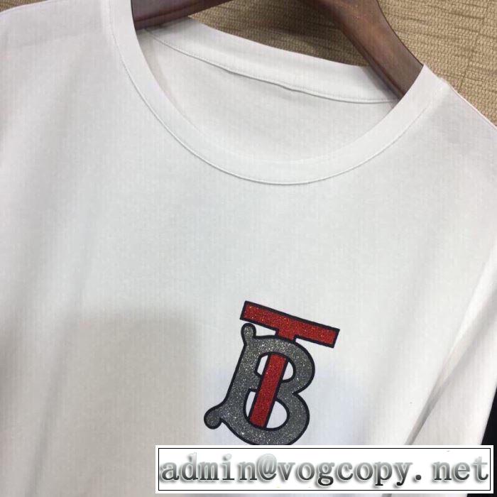 特に注目したい バーバリー BURBERRY 春夏の流行り2019新品 Tシャツ/ティーシャツ 2色可選 大人っぽく着こなせる