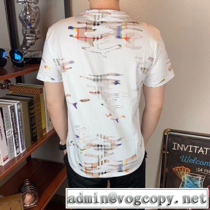 今年の夏は着こなし バーバリー 2色可選 BURBERRY 【2019春夏】最新コレクションTシャツ/ティーシャツ 最新のトレンドブランド人気的