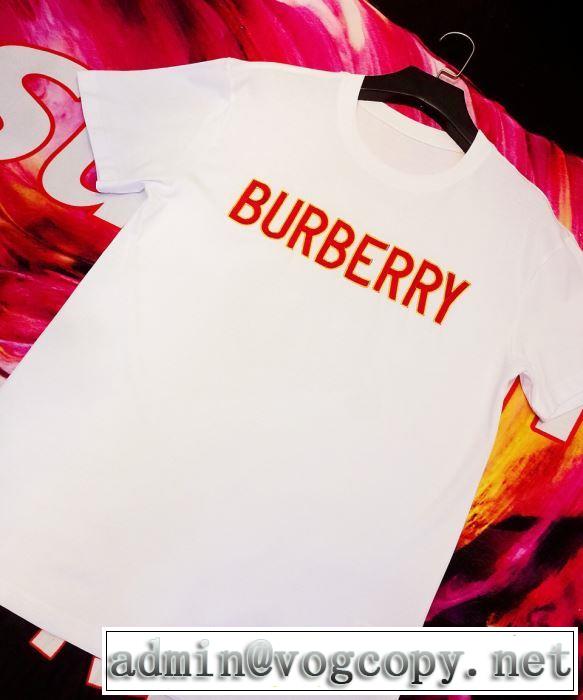 夏っぽさ新作アイテム バーバリー BURBERRY 元気な印象のコーデ Tシャツ/ティーシャツ 2色可選 2019春夏トレンドアイテム 