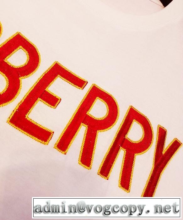 夏っぽさ新作アイテム バーバリー BURBERRY 元気な印象のコーデ Tシャツ/ティーシャツ 2色可選 2019春夏トレンドアイテム