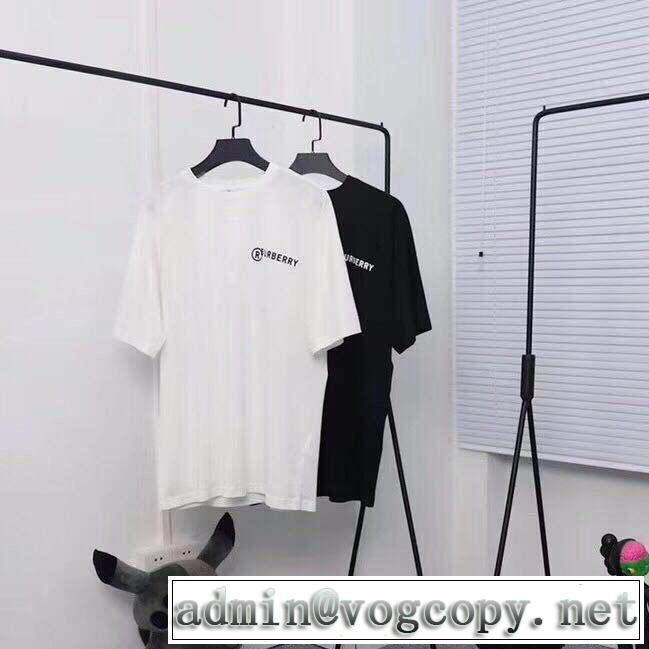 バーバリー BURBERRY 2色可選 最も目立ったブランド新品 おしゃれデザインも大人気 Tシャツ/ティーシャツ  2019夏色っぽさ