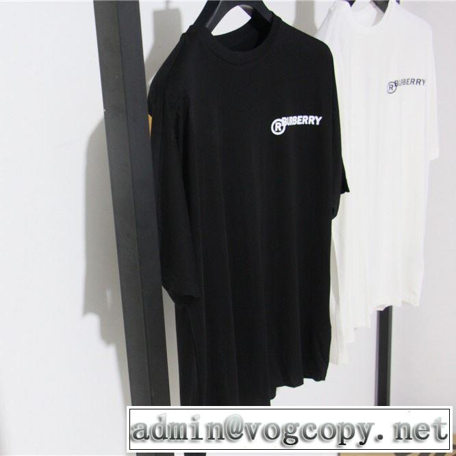 バーバリー BURBERRY 2色可選 最も目立ったブランド新品 おしゃれデザインも大人気 Tシャツ/ティーシャツ  2019夏色っぽさ