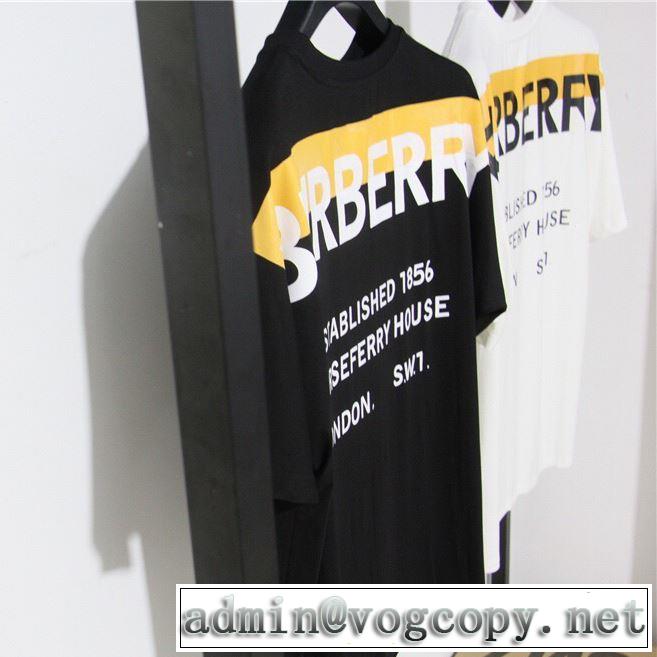 バーバリー BURBERRY 2色可選 最も目立ったブランド新品 おしゃれデザインも大人気 Tシャツ/ティーシャツ  2019夏色っぽさ