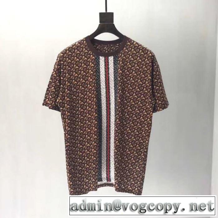 きちんと感が抜群 バーバリー BURBERRY 2019年の夏のマスト Tシャツ/ティーシャツ クールな印象を引き立て 