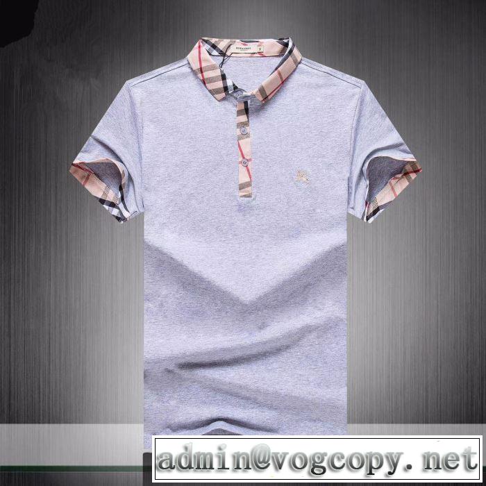 トレンド感があって涼しげ バーバリー BURBERRY Tシャツ/ティーシャツ 3色可選 ブラッシュアップして華やかに