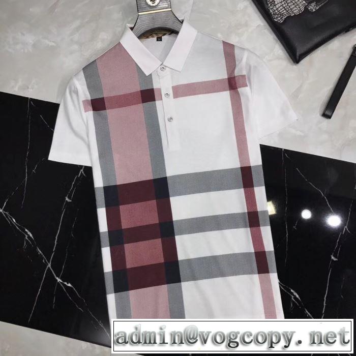 リラックス感のあるゆったり バーバリー BURBERRY 2019夏ファション新品Tシャツ/ティーシャツ 3色可選 スタイルアップ効果