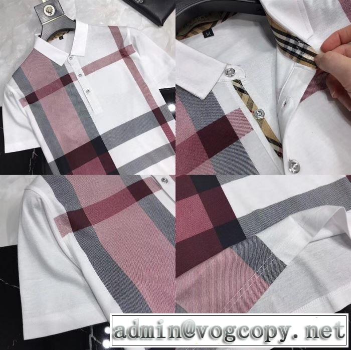 リラックス感のあるゆったり バーバリー BURBERRY 2019夏ファション新品Tシャツ/ティーシャツ 3色可選 スタイルアップ効果
