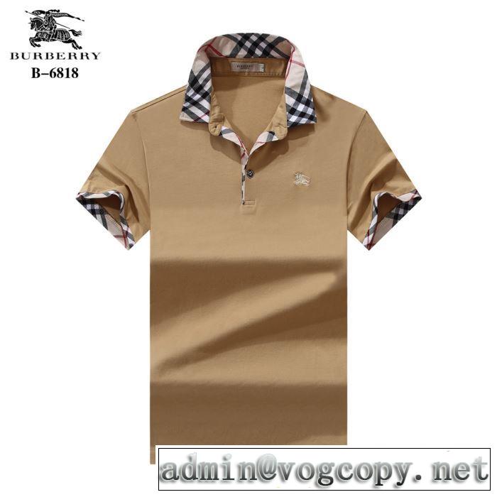 Tシャツ/ティーシャツ 上品な涼やかさある印象に バーバリー夏らしい品格が漂う BURBERRY  多色可選 爽やかすぎない大人の印象に