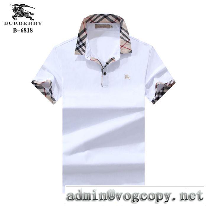 Tシャツ/ティーシャツ 上品な涼やかさある印象に バーバリー夏らしい品格が漂う BURBERRY  多色可選 爽やかすぎない大人の印象に
