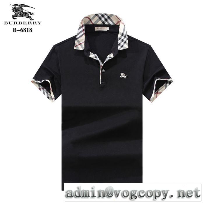 Tシャツ/ティーシャツ 上品な涼やかさある印象に バーバリー夏らしい品格が漂う BURBERRY  多色可選 爽やかすぎない大人の印象に