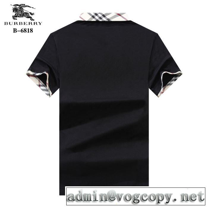 Tシャツ/ティーシャツ 上品な涼やかさある印象に バーバリー夏らしい品格が漂う BURBERRY  多色可選 爽やかすぎない大人の印象に